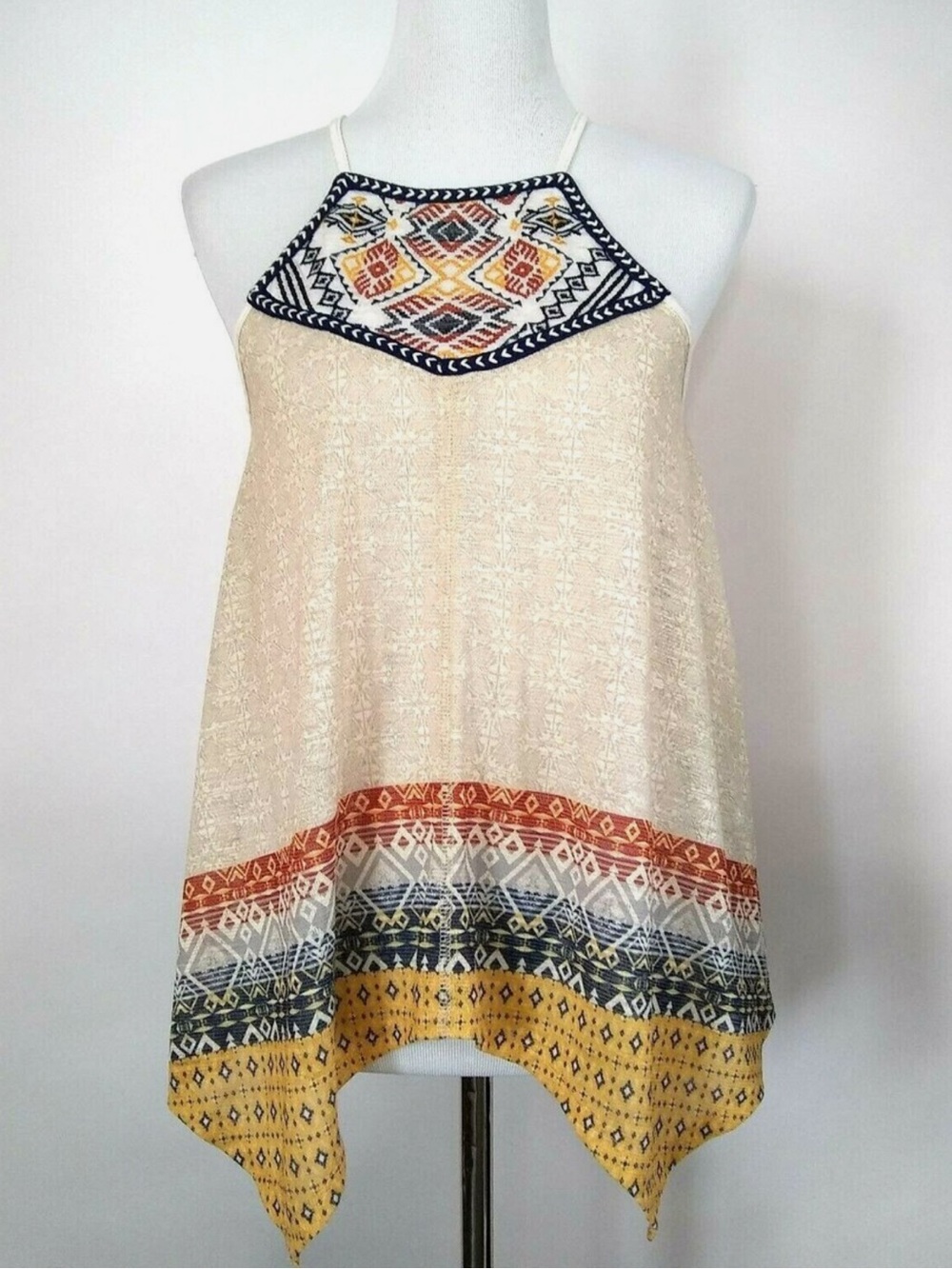 Rewind Boho Tank Size XS Merigold Print